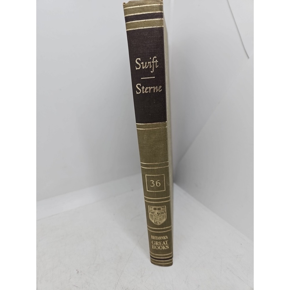 Britannica Great Books of the Western World VOL 36 Swift Sterne 1952 First Print